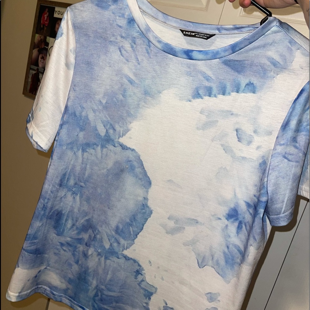 SHEIN tye dye crop top